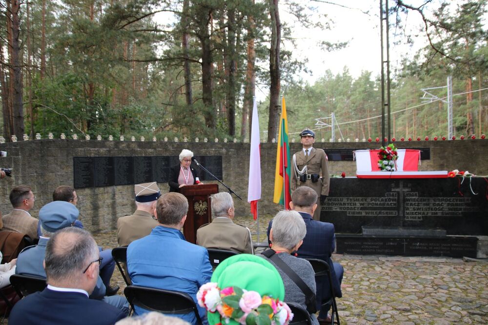 Uroczystości upamiętniające ofiary zbrodni ponarskiej – Wileńszczyzna, 25 września 2024. Fot. Wioleta Wróbel (IPN)