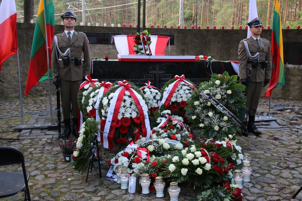 Uroczystości upamiętniające ofiary zbrodni ponarskiej – Wileńszczyzna, 25 września 2024. Fot. Wioleta Wróbel (IPN)