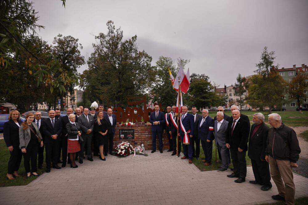 Delegacja Instytutu Pamięci Narodowej w Bolesławcu – 26 września 2024. Fot. Mikołaj Bujak (IPN)