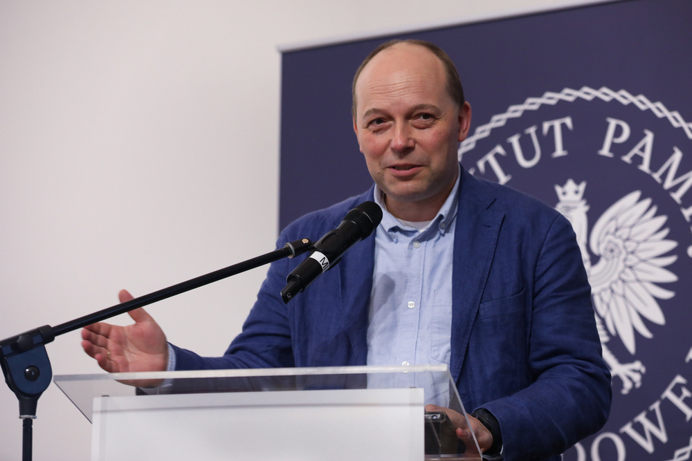 Ogólnopolska konferencja naukowa „Materiały do życia i działalności abp. Antoniego Baraniaka w archiwach kościelnych i państwowych” – Warszawa, 27 września 2024. Fot. Mikołaj Bujak (IPN)