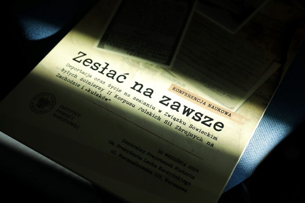 Międzynarodowa konferencja „Zesłać na zawsze. Deportacja oraz życie na zesłaniu w Związku Sowieckim byłych żołnierzy II Korpusu Polskich Sił Zbrojnych na Zachodzie i »kułaków«”. Fot. Mikołaj Bujak (IPN)