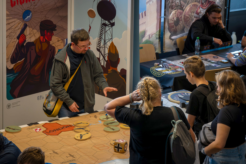 Instytut Pamięci Narodowej podczas Planszówek w Spodku – Katowice, 28–29 września 2024. Fot.: IPN K. Łojko