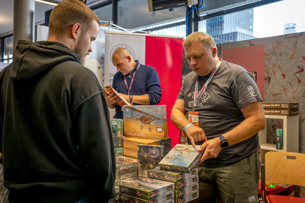 Instytut Pamięci Narodowej podczas Planszówek w Spodku – Katowice, 28–29 września 2024. Fot.: IPN K. Łojko