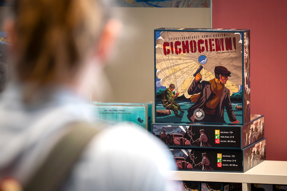 Instytut Pamięci Narodowej podczas Planszówek w Spodku – Katowice, 28–29 września 2024. Fot.: IPN K. Łojko