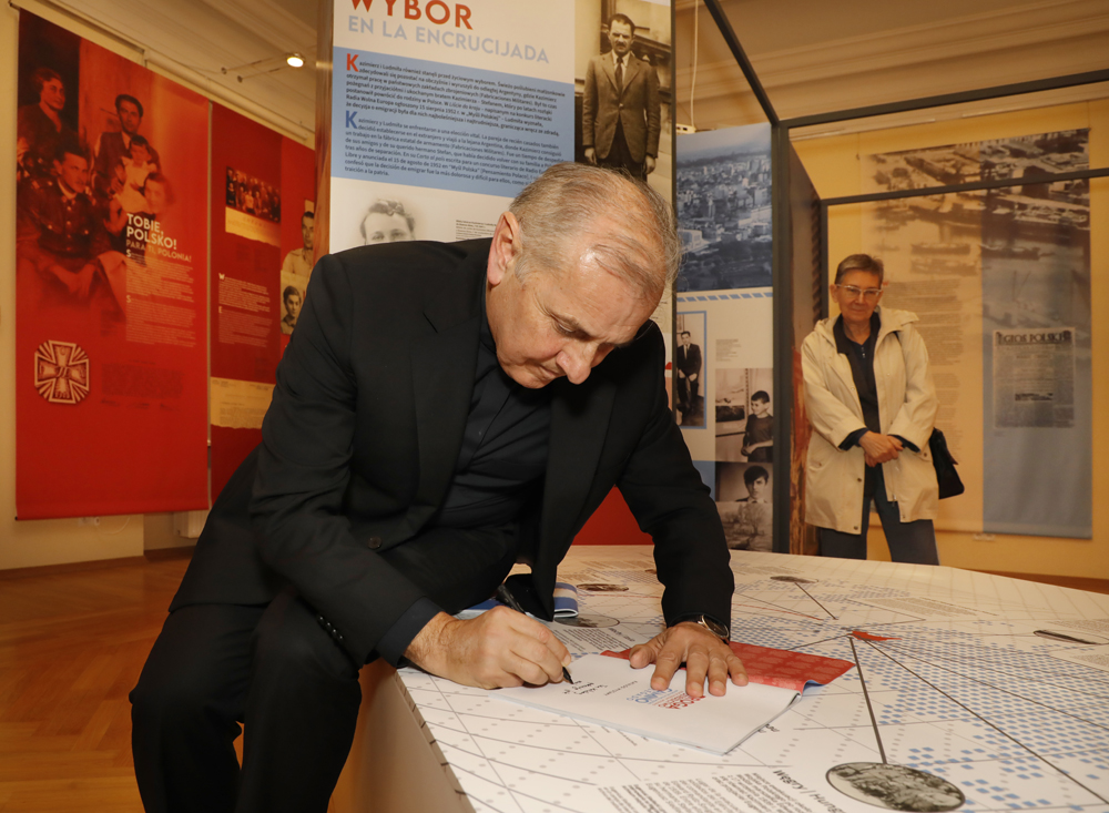 Spotkanie z braćmi – Bartłomiejem Moszoro i ks. Stefanem Moszoro-Dąbrowskim – Warszawa, 30 września 2024. Fot. Piotr Życieński (IPN)