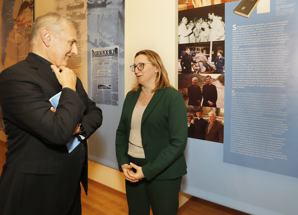Spotkanie z braćmi – Bartłomiejem Moszoro i ks. Stefanem Moszoro-Dąbrowskim – Warszawa, 30 września 2024. Fot. Piotr Życieński (IPN)