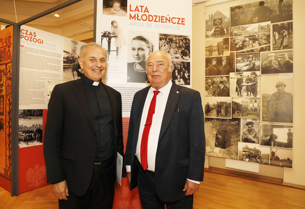 Spotkanie z braćmi – Bartłomiejem Moszoro i ks. Stefanem Moszoro-Dąbrowskim – Warszawa, 30 września 2024. Fot. Piotr Życieński (IPN)