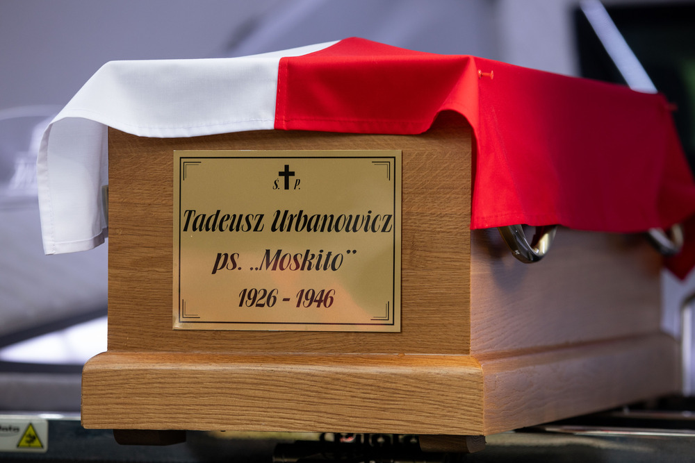 Uroczystości pogrzebowe śp. Tadeusza Urbanowicza ps. Moskito – Gdańsk, 4 października 2024. Fot. Mikołaj Bujak (IPN)