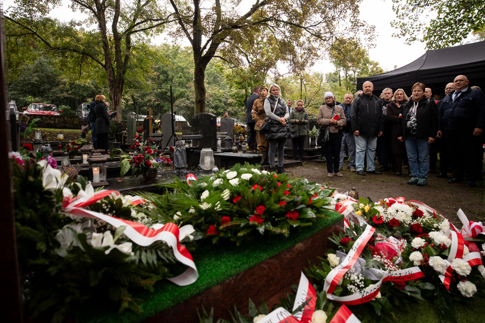 Uroczystości pogrzebowe śp. Tadeusza Urbanowicza ps. Moskito – Gdańsk, 4 października 2024. Fot. Mikołaj Bujak (IPN)