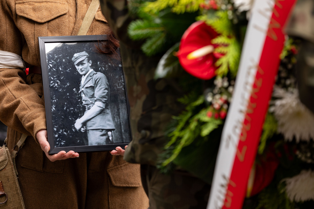 Uroczystości pogrzebowe śp. Tadeusza Urbanowicza ps. Moskito – Gdańsk, 4 października 2024. Fot. Mikołaj Bujak (IPN)