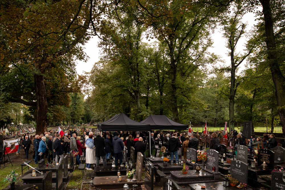 Uroczystości pogrzebowe śp. Tadeusza Urbanowicza ps. Moskito – Gdańsk, 4 października 2024. Fot. Mikołaj Bujak (IPN)