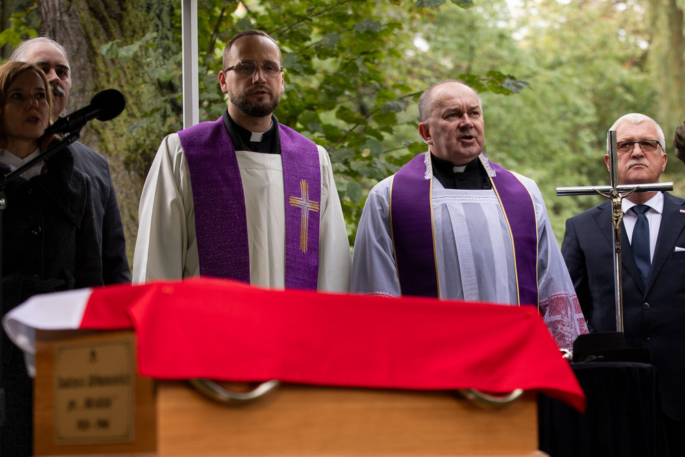 Uroczystości pogrzebowe śp. Tadeusza Urbanowicza ps. Moskito – Gdańsk, 4 października 2024. Fot. Mikołaj Bujak (IPN)