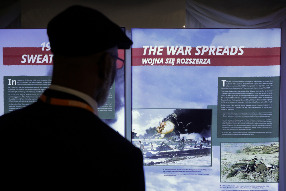 Prezentacja wystawy współorganizowana przez Instytut Pamięci Narodowej w Parlamencie Brytyjskim – 7 października 2024. Fot. Mikołaj Bujak (IPN)