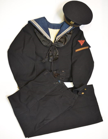 Czapka Polskiej Marynarki Wojennej z archiwum Henryka Kołodyńskiego.