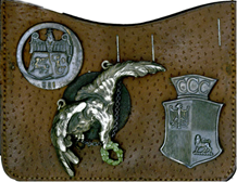 Zbiór pamiątek po kpt. Zygmuncie Radeckim (przekazane przez ks. Włodzimierza Torbusa): furażerka typu brytyjskiego w wersji dla RAF oraz do skórzanej kieszeni przyczepione odznaki: 300 Dywizjonu Bombowego Ziemi Mazowieckiej, 301 Dywizjonu Bombowego Ziemi Pomorskiej, polska odznaka polowa pilota z zielonym wieńcem.