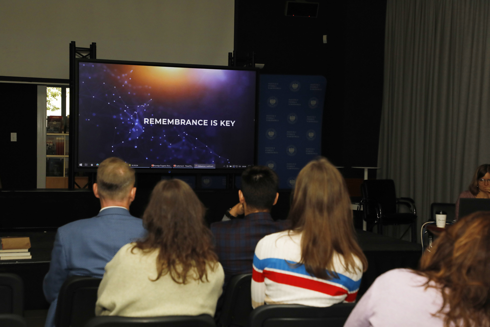 Wizyta studialna grupy niemieckich aplikantów w Instytucie Pamięci Narodowej – Warszawa, 10 października 2024. Fot. Piotr Życieński (IPN)