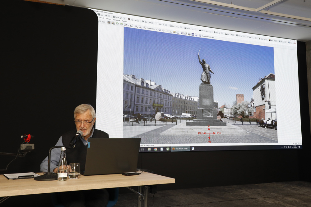 Spotkanie otwarte w ramach cyklu „Historia zapisana w fotografii” – „Spójrzmy na pomniki!” – Warszawa, 11 października 2024. Fot. Piotr Życieński (IPN)