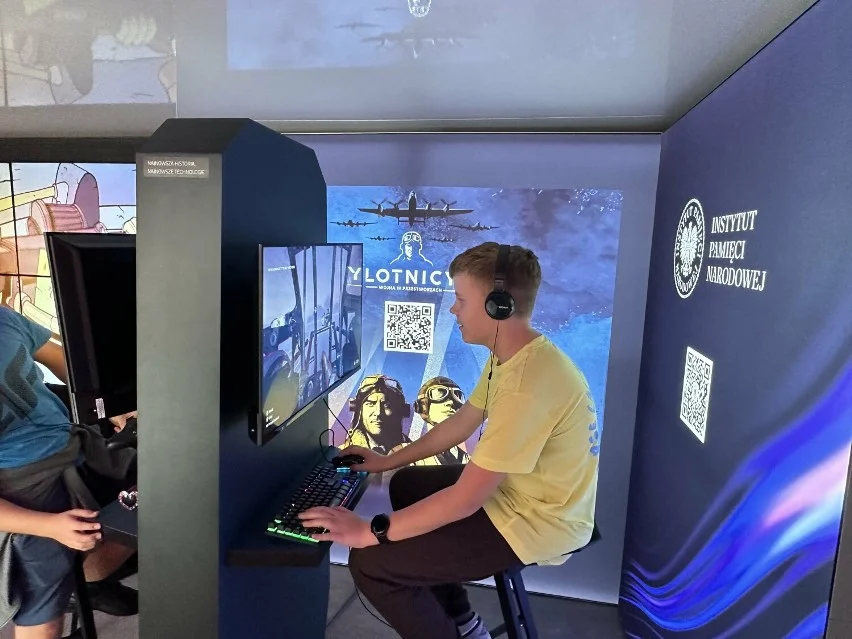 Mobilny Przystanek Historia Przyszłości w Wieluniu. Fot. Jacek Trajdos