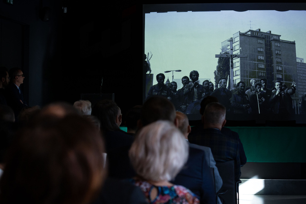 Uroczystość wręczenia Krzyży Wolności i Solidarności – Katowice, 17 października 2024. Fot. Mikołaj Bujak (IPN)