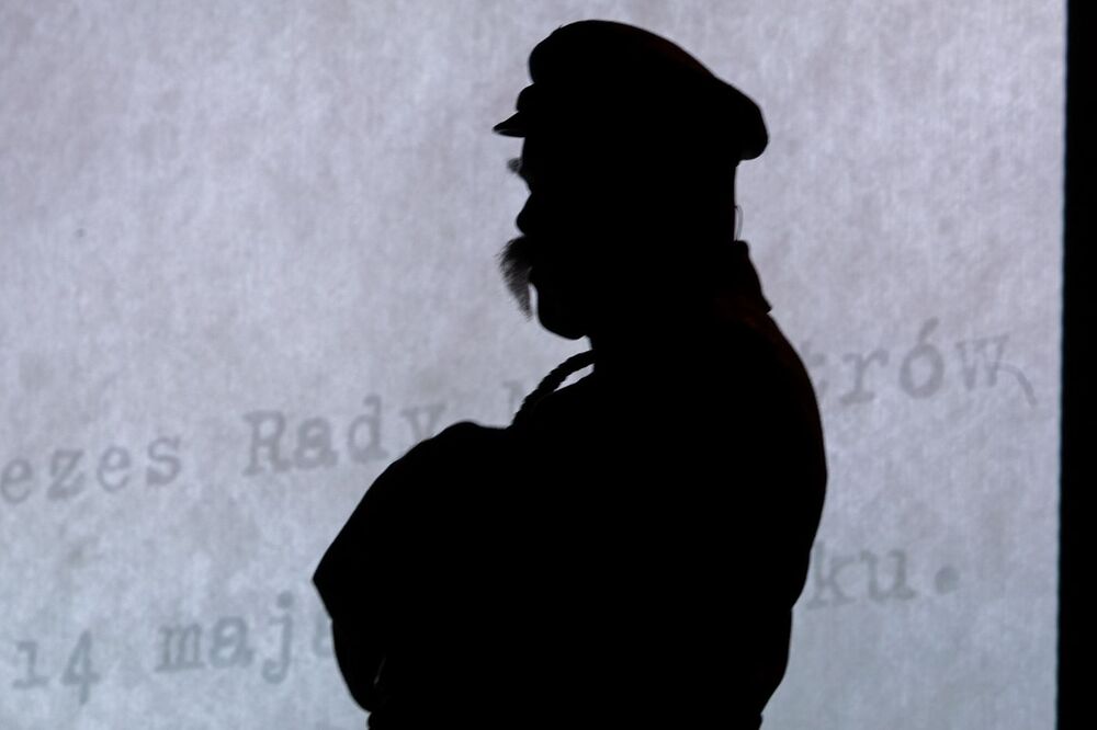 Spektakl „Trzy razy ON. Rzecz o Wincentym Witosie” – Przeworsk, 17 października 2024. Fot. Sławek Kasper (IPN)