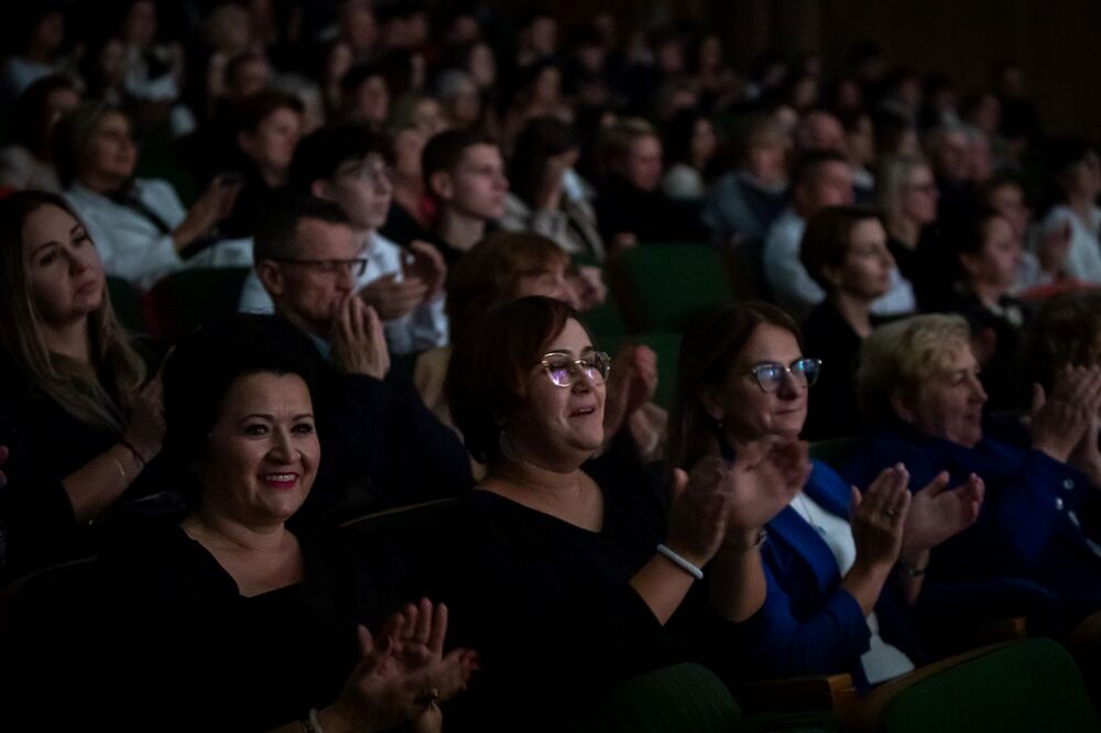 Spektakl „Trzy razy ON. Rzecz o Wincentym Witosie” – Przeworsk, 17 października 2024. Fot. Sławek Kasper (IPN)