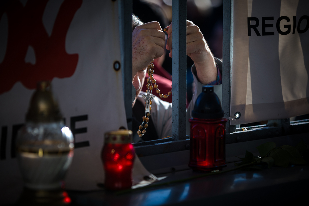 Narodowy Marsz Papieski 2024 – Warszawa, 19 października 2024. Fot. Sławek Kasper (IPN)