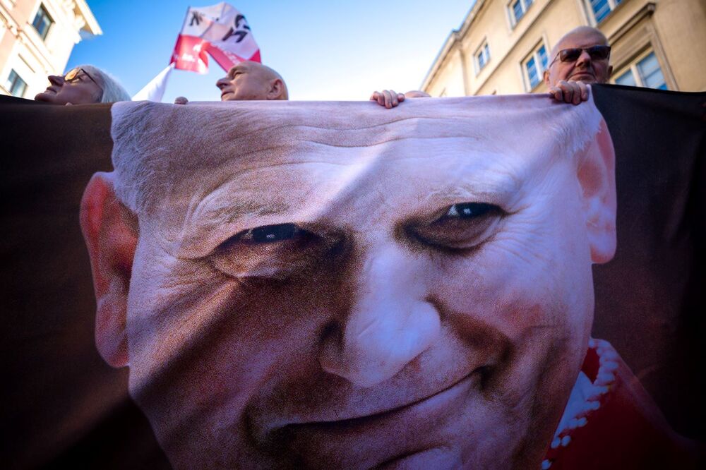 Narodowy Marsz Papieski 2024 – Warszawa, 19 października 2024. Fot. Sławek Kasper (IPN)