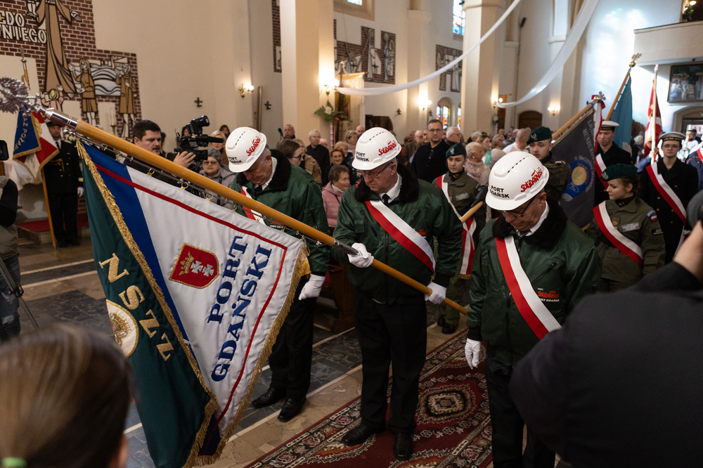 Uroczysta msza św. upamiętniająca błogosławionego ks. Jerzego Popiełuszkę – Gdańsk, 20 października 2024. Fot. Roman Jocher (IPN)