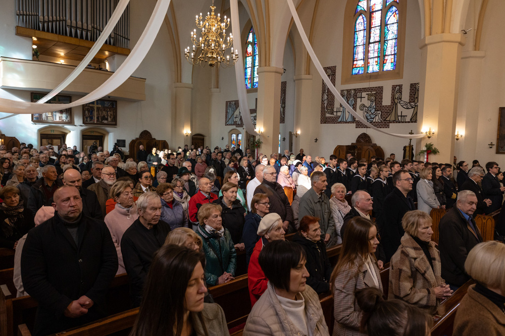 Uroczysta msza św. upamiętniająca błogosławionego ks. Jerzego Popiełuszkę – Gdańsk, 20 października 2024. Fot. Roman Jocher (IPN)