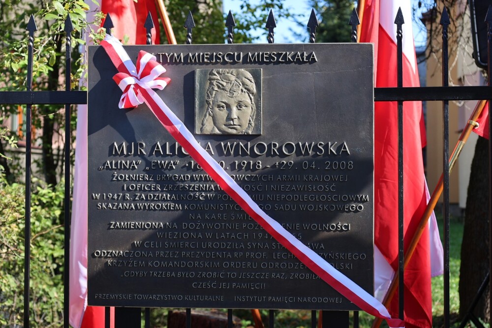 Uroczystości upamiętniające mjr Alicję Wnorowską – Przemyśl, 20 października 2024. Fot. Katarzyna Gajda-Bator (IPN)