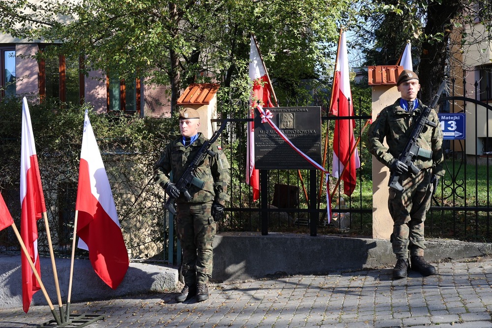Uroczystości upamiętniające mjr Alicję Wnorowską – Przemyśl, 20 października 2024. Fot. Katarzyna Gajda-Bator (IPN)