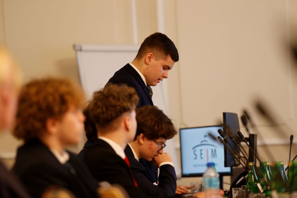 Pierwszy dzień finałowego etapu IX Turnieju Debat Historycznych IPN – Warszawa, 21 października 2024. Fot. Rafał Pękalski (IPN)