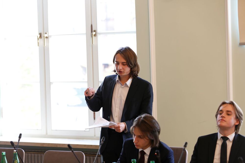 Pierwszy dzień finałowego etapu IX Turnieju Debat Historycznych IPN – Warszawa, 21 października 2024. Fot. Rafał Pękalski (IPN)