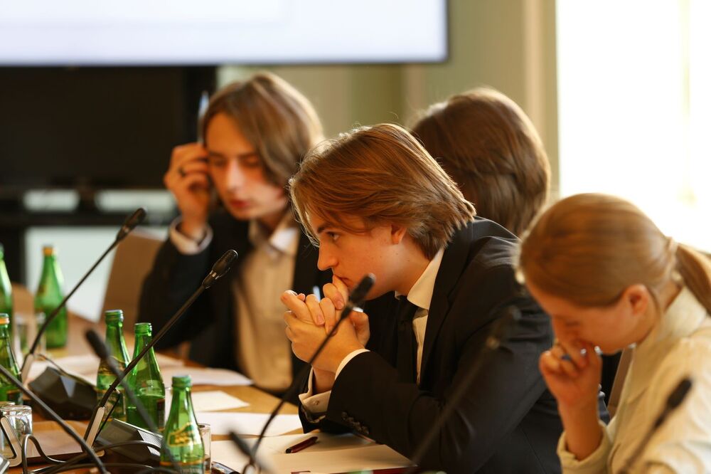 Pierwszy dzień finałowego etapu IX Turnieju Debat Historycznych IPN – Warszawa, 21 października 2024. Fot. Rafał Pękalski (IPN)