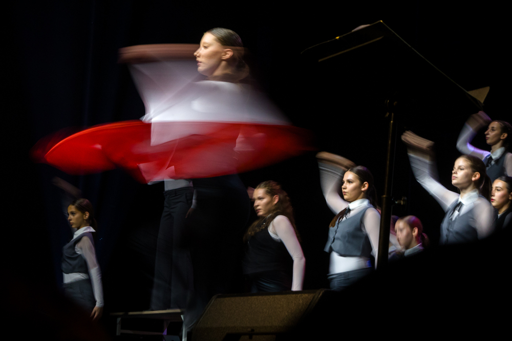 Widowisko muzyczne „Nauka o miłości, odwadze i Krzyżu” – Lublin, 22 października 2024. Fot. Sławek Kasper (IPN)