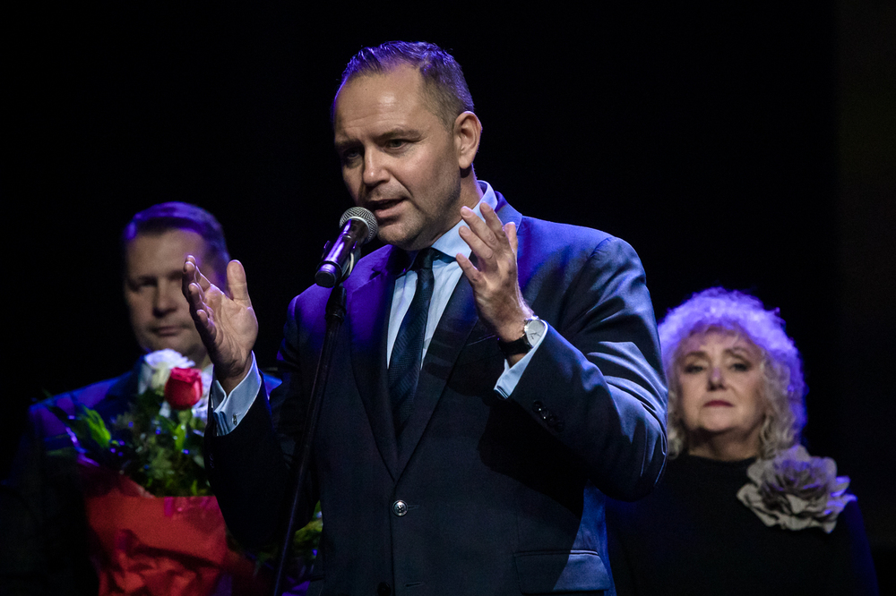 Widowisko muzyczne „Nauka o miłości, odwadze i Krzyżu” – Lublin, 22 października 2024. Fot. Sławek Kasper (IPN)