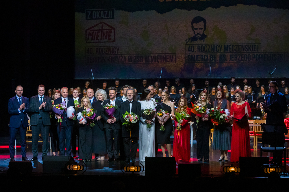 Widowisko muzyczne „Nauka o miłości, odwadze i Krzyżu” – Lublin, 22 października 2024. Fot. Sławek Kasper (IPN)