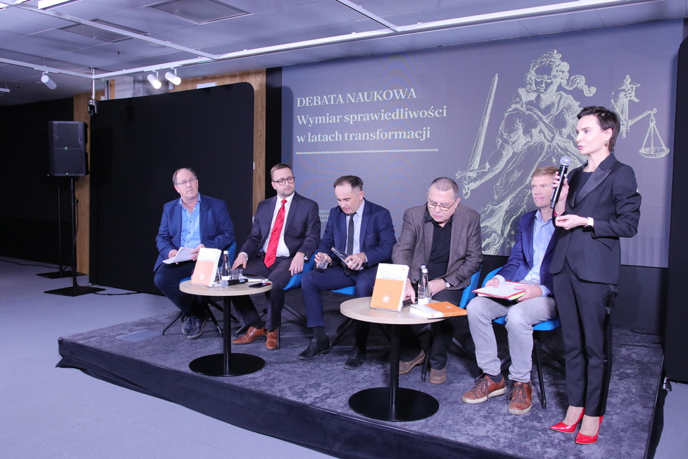 Debata „Wymiar sprawiedliwości w latach transformacji” – Warszawa, 24 października 2024. Fot. Marta Tatarczuk (IPN)