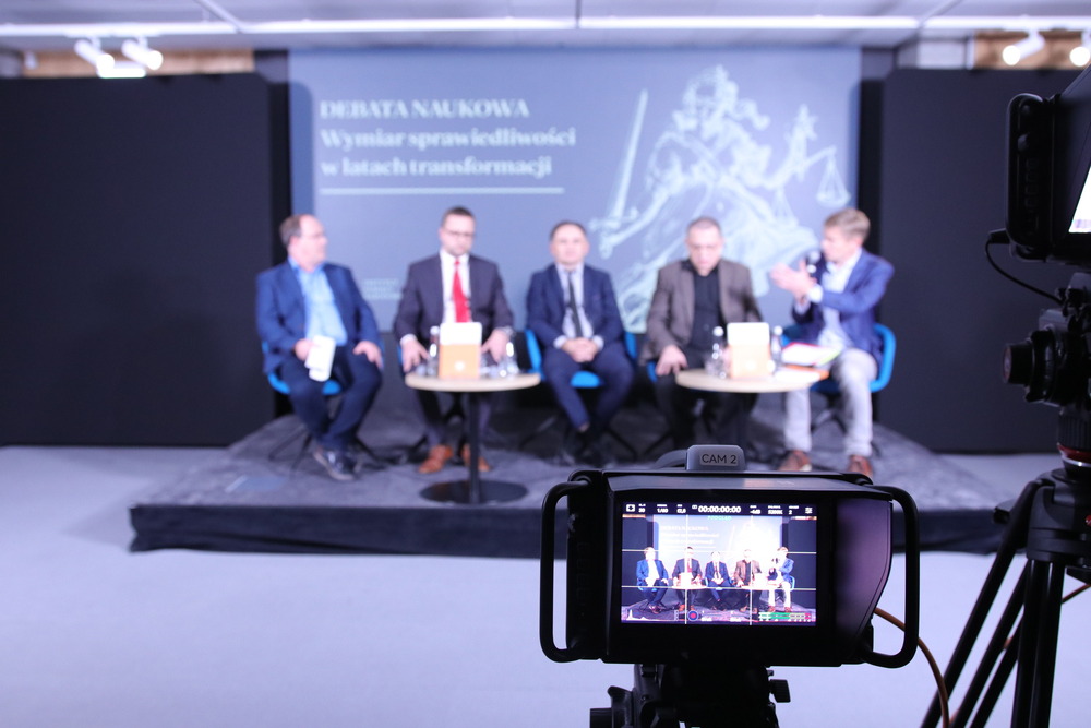 Debata „Wymiar sprawiedliwości w latach transformacji” – Warszawa, 24 października 2024. Fot. Marta Tatarczuk (IPN)