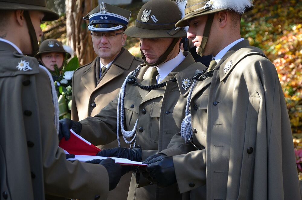 Uroczystości pogrzebowe Tadeusza Kościółka, ofiary terroru komunistycznego – Kraków, 25 października 2024. Fot. Janusz Ślęzak (IPN)