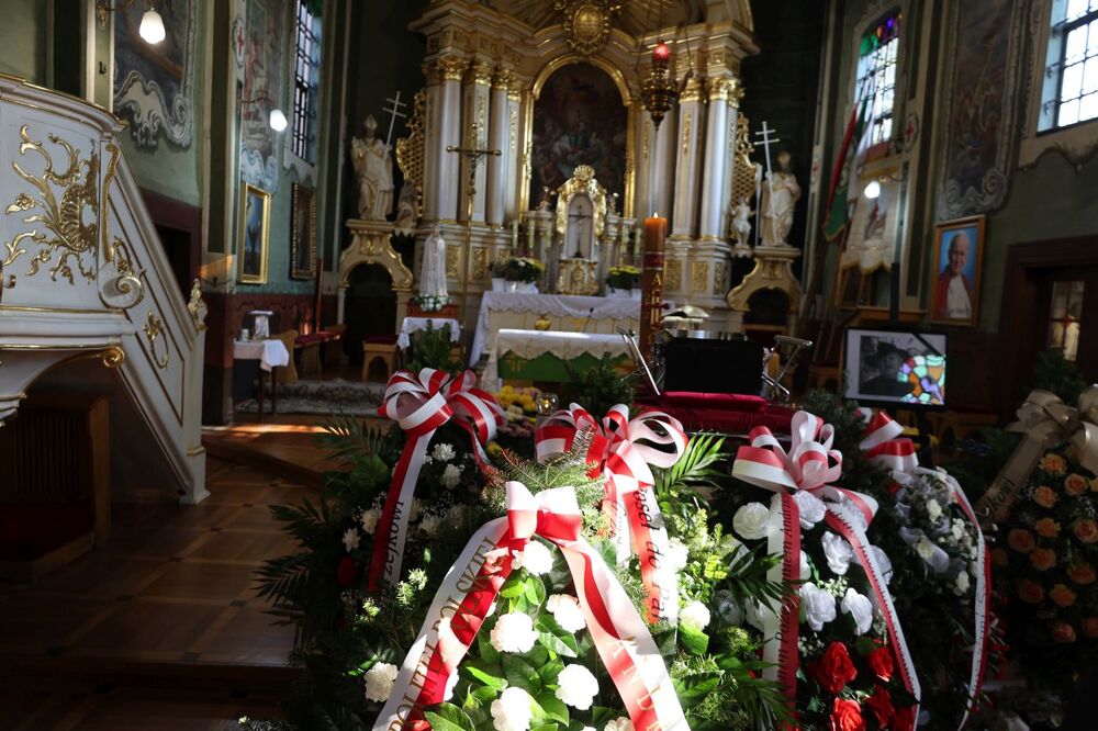 Pożegnanie Andrzeja Pityńskiego – Ulanów, 26 października 2024. Fot. Hubert Bury (IPN)