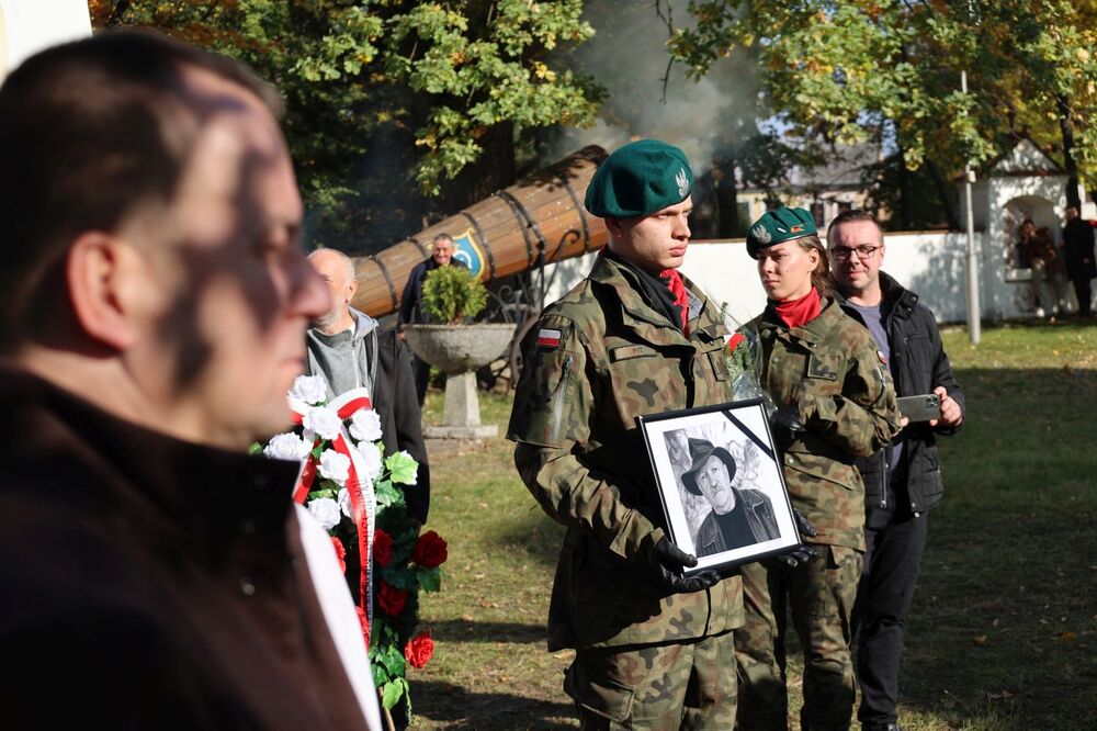 Pożegnanie Andrzeja Pityńskiego – Ulanów, 26 października 2024. Fot. Hubert Bury (IPN)