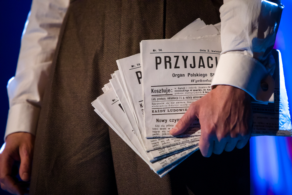 Spektakl „Trzy razy ON. Rzecz o Wincentym Witosie” – Tarnów, 26 października 2024. Fot. Sławek Kasper (IPN)