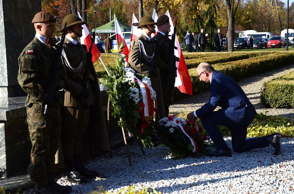 Zaduszki Witosowe w Wierzchosławicach – 27 października 2024. Fot. Janusz Ślęzak (IPN)
