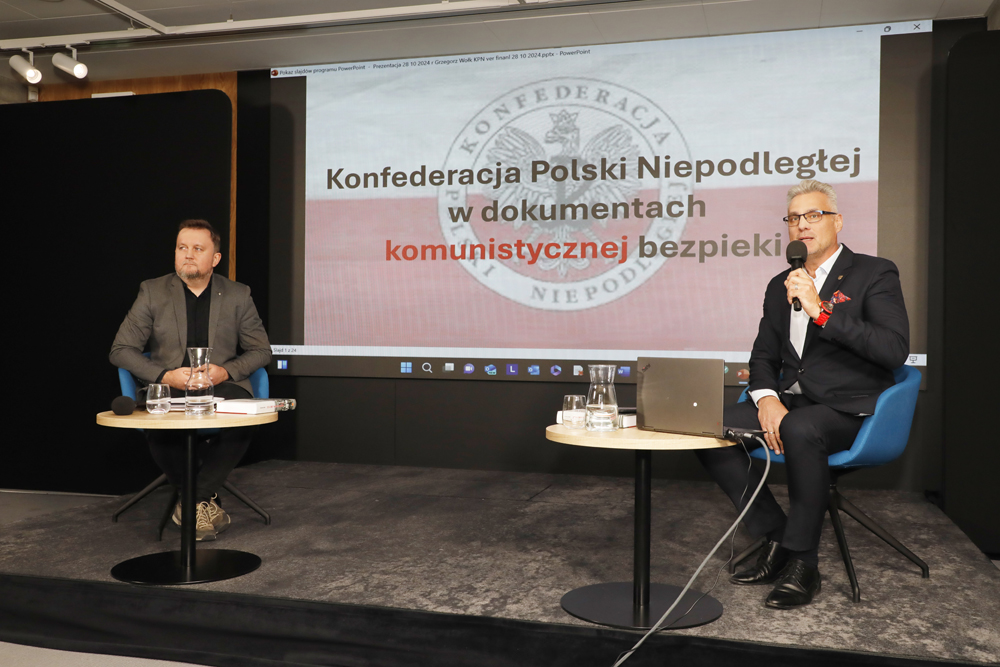 Spotkanie z cyklu „Tajemnice bezpieki” – Warszawa, 28 października 2024. Fot. Piotr Życieński (IPN)