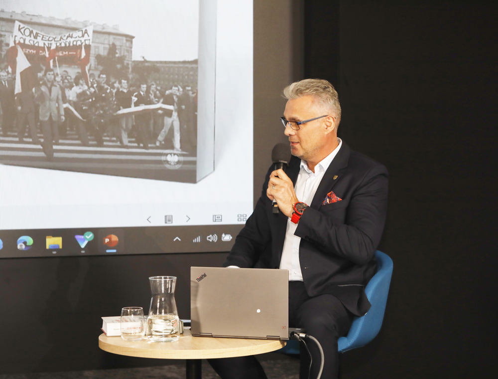 Spotkanie z cyklu „Tajemnice bezpieki” – Warszawa, 28 października 2024. Fot. Piotr Życieński (IPN)