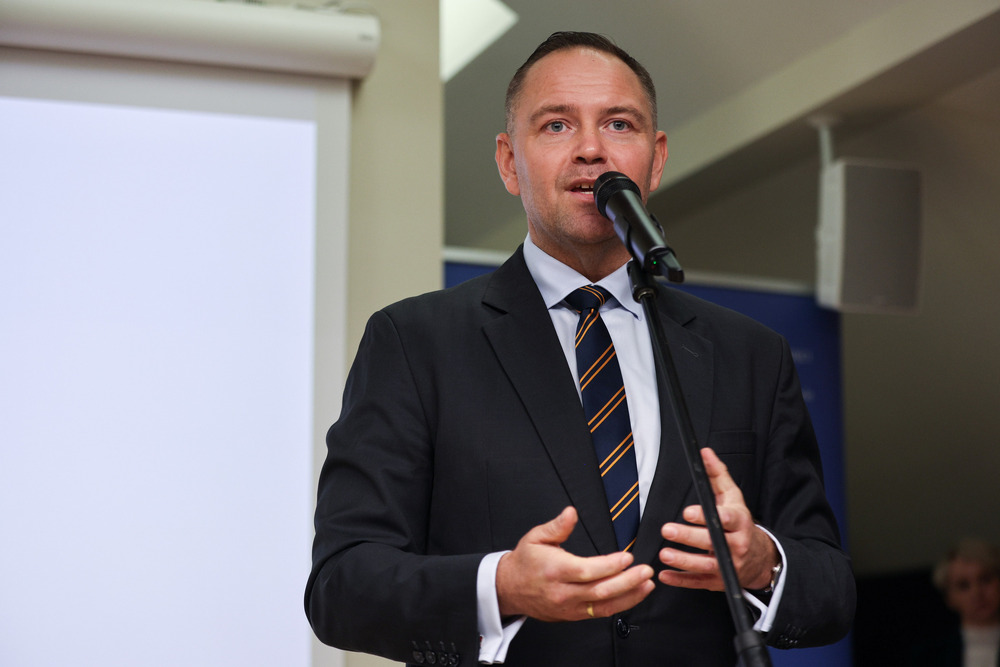 Gala XIII edycji nagrody Świadek Historii. Na zdj. prezes IPN dr Karol Nawrocki – Kraków, 29 października 2024. Fot. Mikołaj Bujak (IPN)