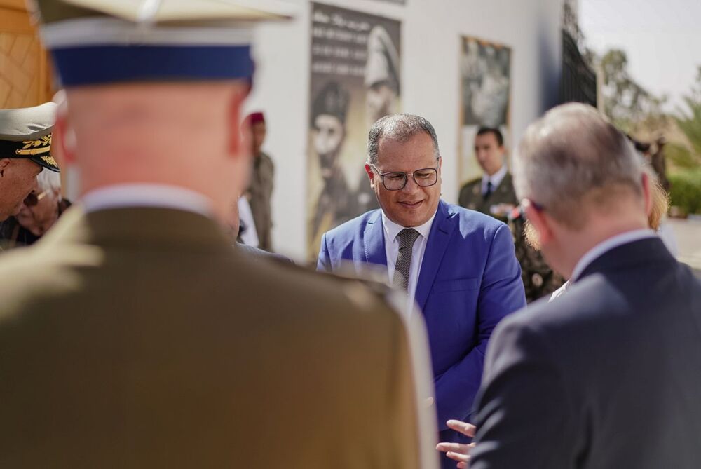 Delegacja Instytutu Pamięci Narodowej w Tunezji – 28–29 października 2024. Na zdj. Gubernator Kabis Radhouen Ncibi. Fot. Mateusz Niegowski (IPN)