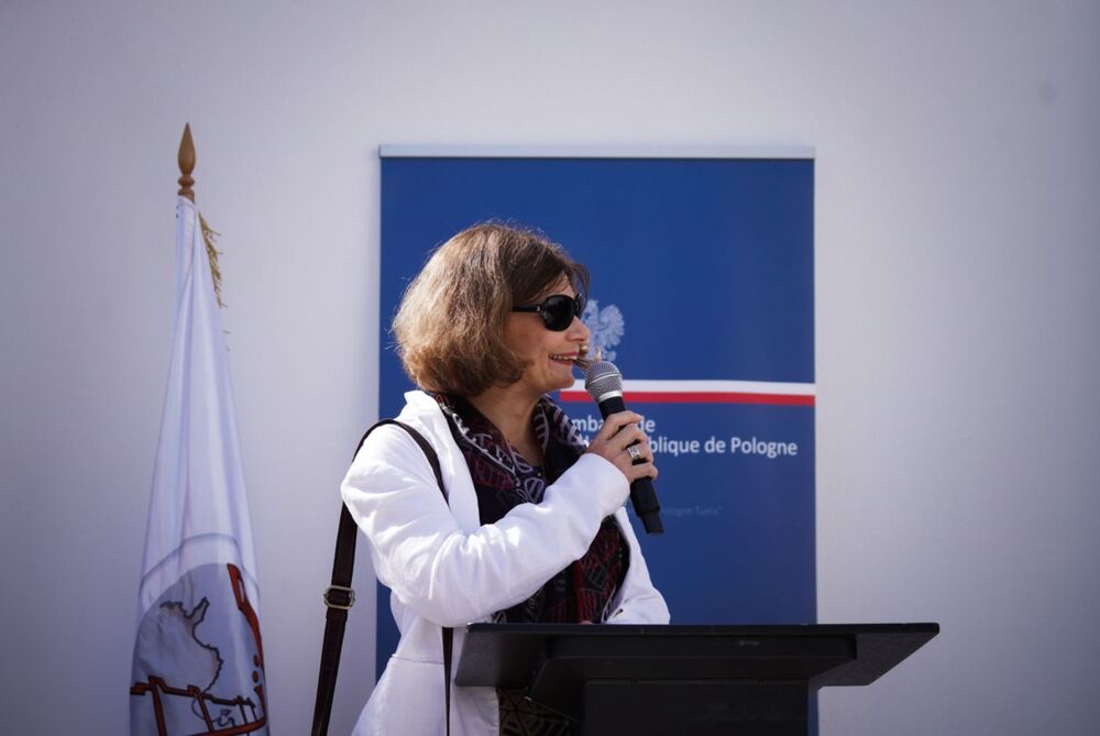 Delegacja Instytutu Pamięci Narodowej w Tunezji – 28–29 października 2024. Na zdj. Ambasador Nadzwyczajny i Pełnomocny Rzeczypospolitej Polskiej w Tunezji Justyna Porazińska. Fot. Mateusz Niegowski (IPN)