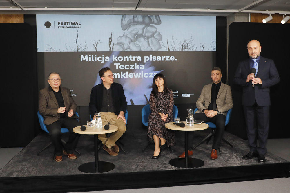 Spotkanie „Milicja kontra pisarze. Teczka Rymkiewicza” – Warszawa, 29 października 2024. Fot. Piotr Życieński (IPN)